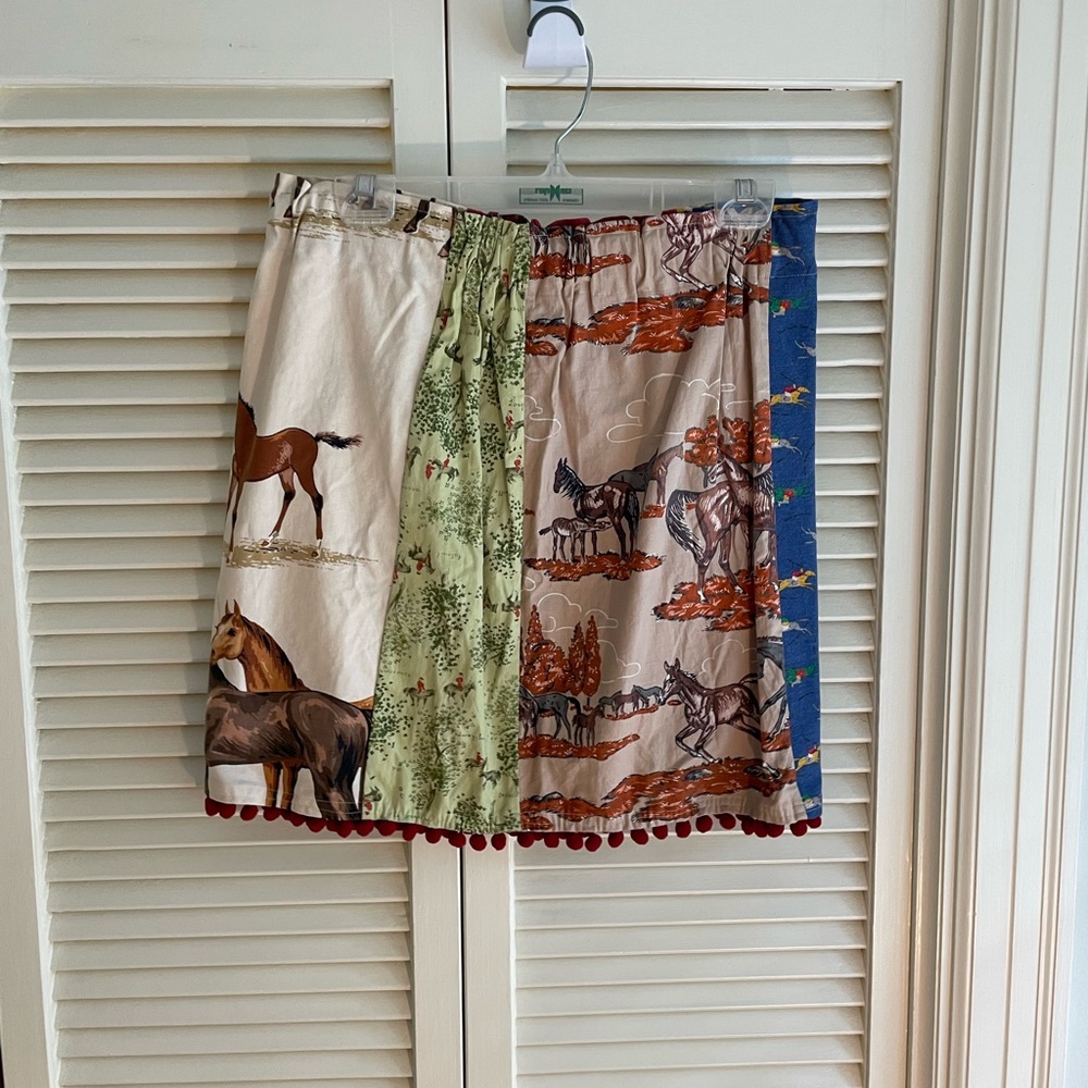 Handmade HorsePrint Skirt